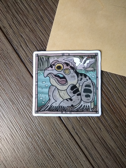 Popfrog Swamp Frog Cryptid Magnet