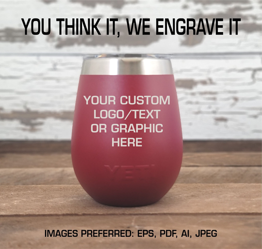 Harvest Red Personalized Custom Engraved Yeti® Wine With Lid - Limited Edition Cup