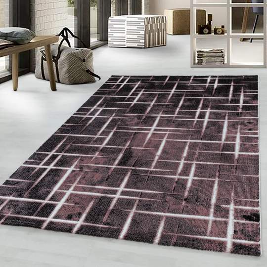 Laverty Pink/Black Rug