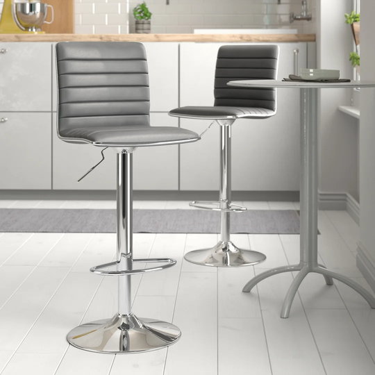 Ahlers Height Adjustable Swivel Bar Stool