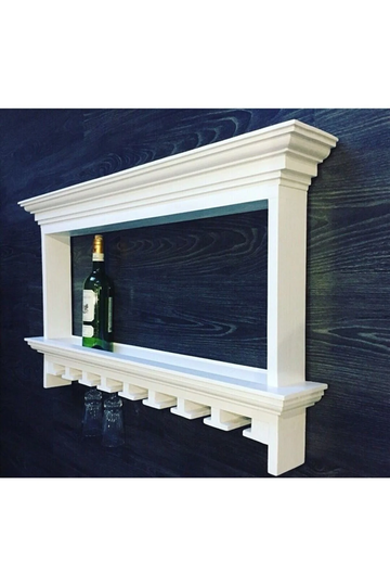Bar Shelf, Wine Wall Decor, Handmade Wood Porch Organizer, Drink Corner, Storage, Gallery