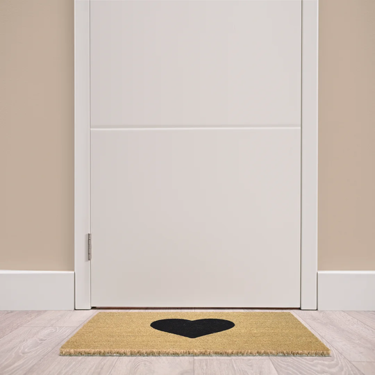 Feofan Heart Solid Door Mat