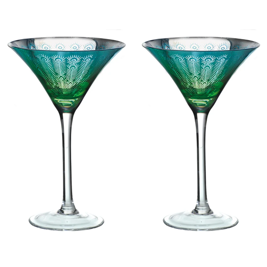 Peacock 250ml Glass Cocktail Glass