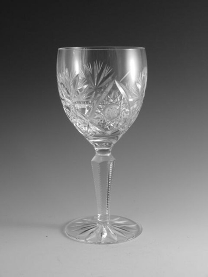 Thomas Webb Crystal - Royal Cut Wine Glass/Glasses 6 5/8