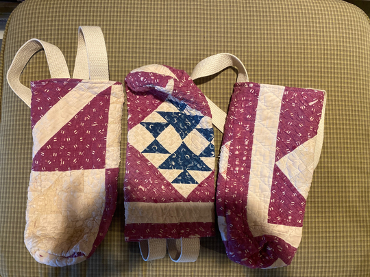 Quilted Wine Bottle Holder/Quilt Bag