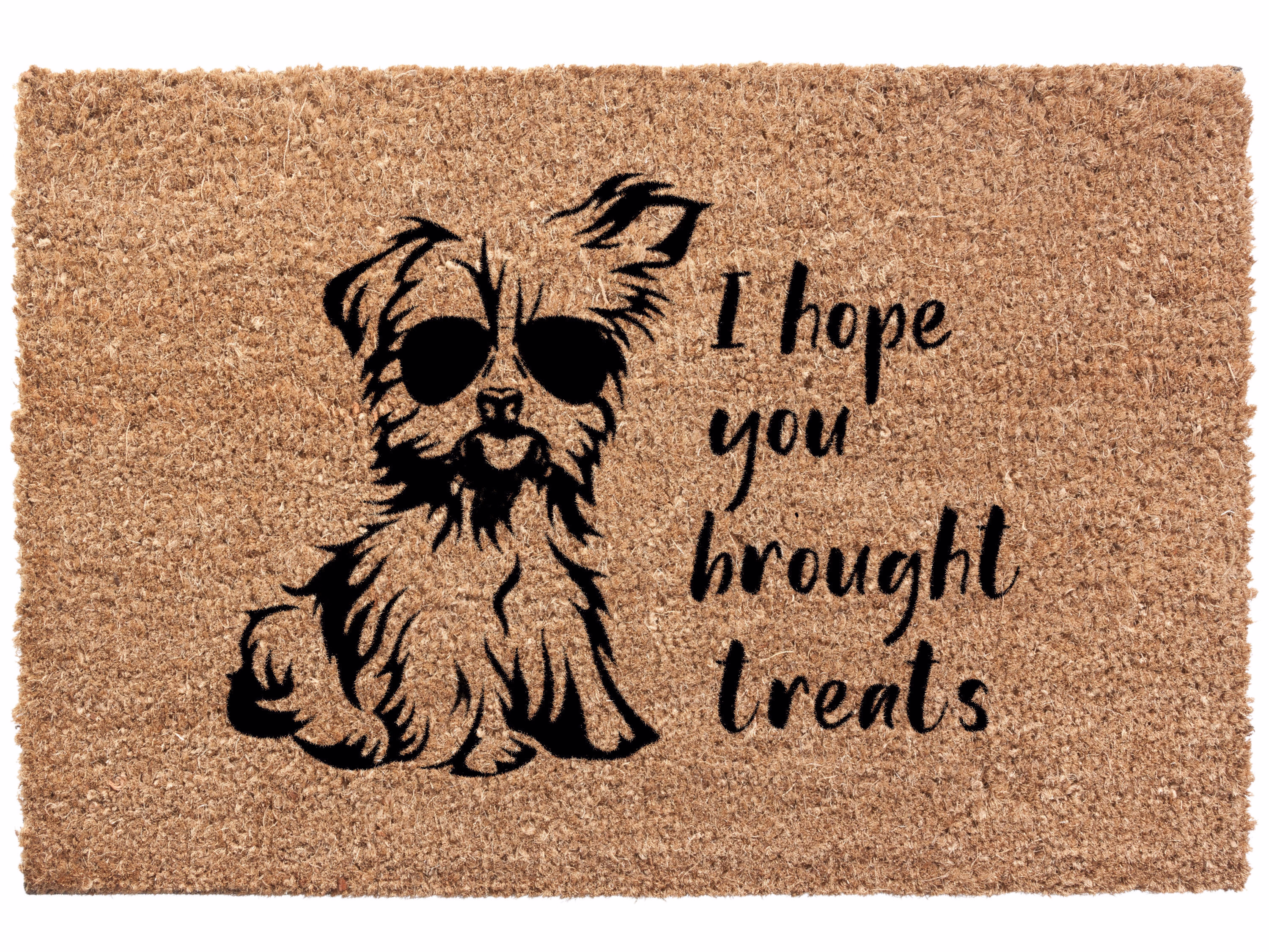 Yorkie Welcome Mat, Door Mat Dog, Yorkshire Terrier Doormat