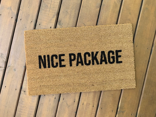Nice Package Doormat