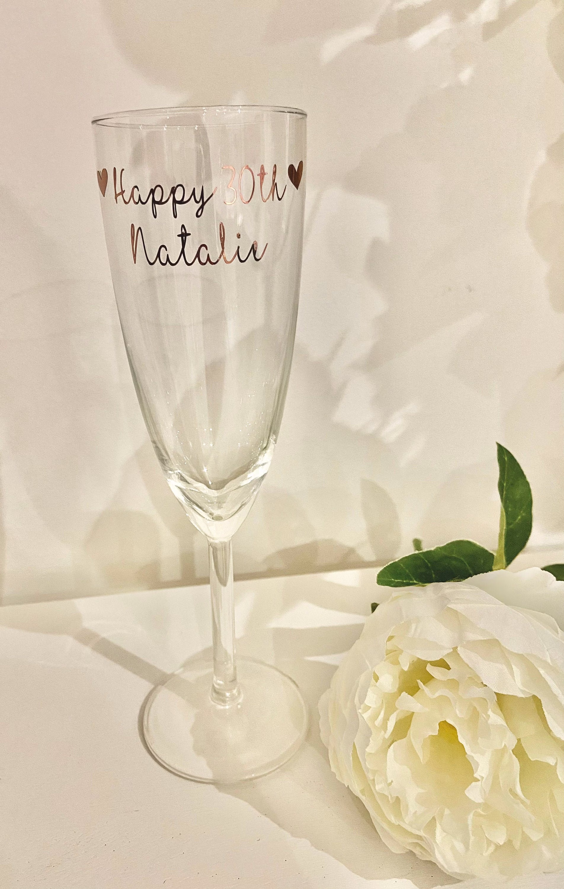 Personalised Prosecco Glass