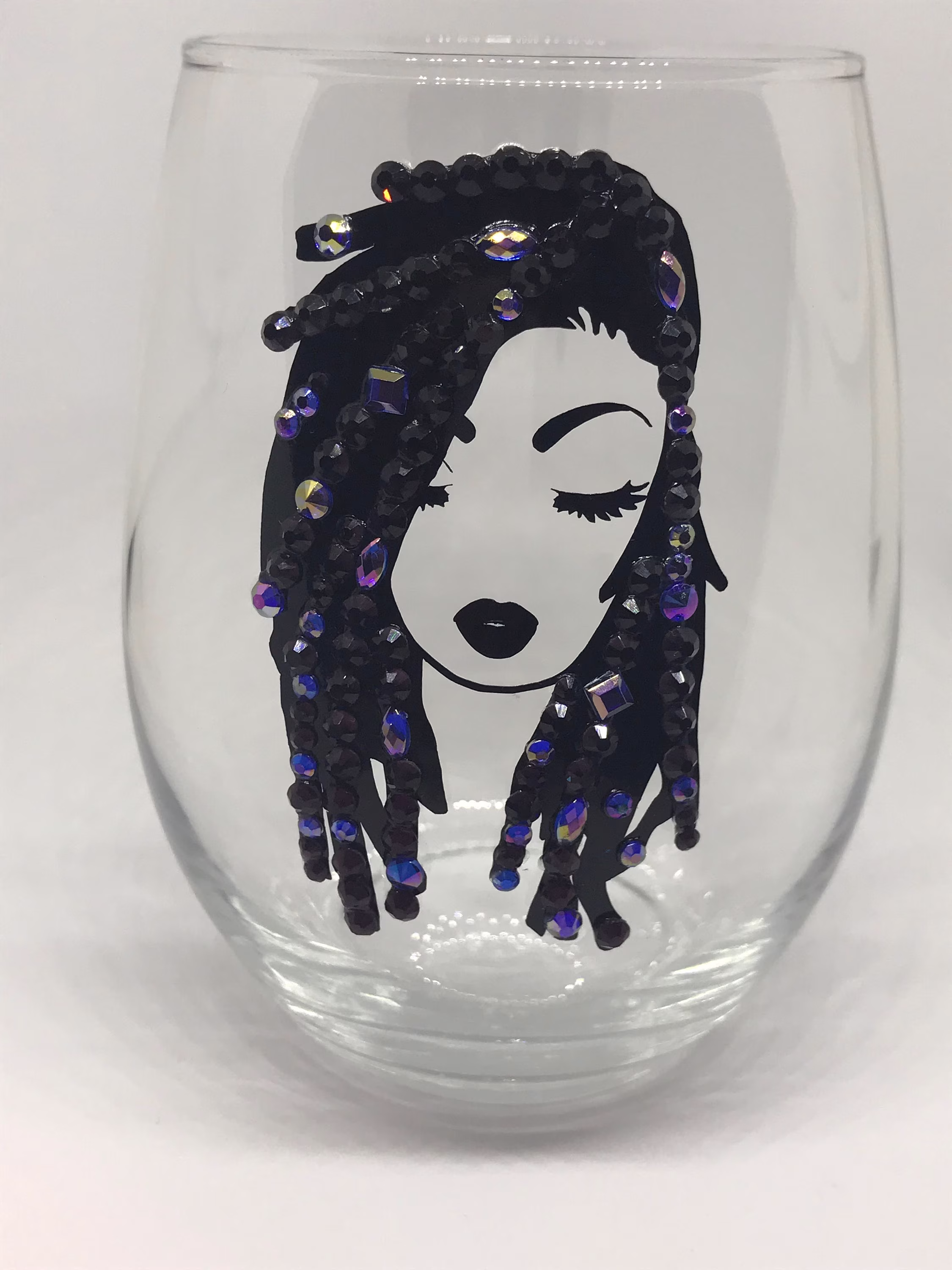 Bling 21Oz Stemless Wine Glass - Vibes