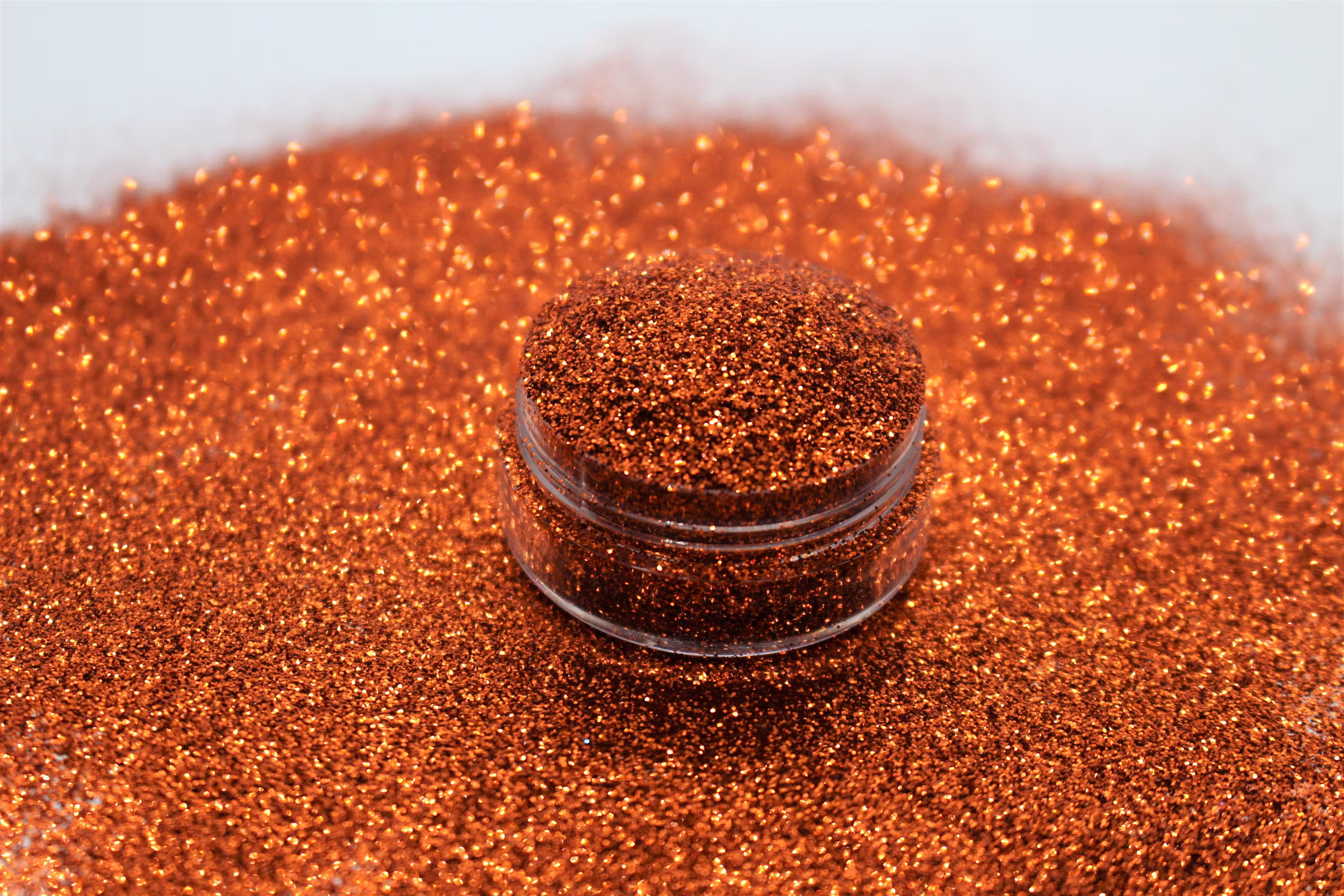Metallic Orange Glitter - Fine Polyester Halloween Fall Glitter- Harvest