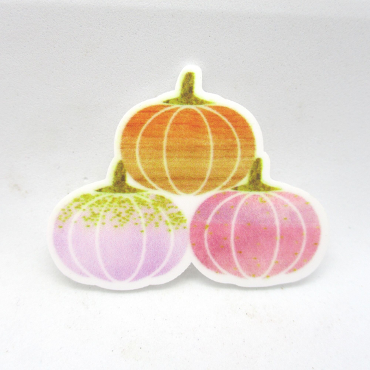 Pumpkin Resin Needle Minder For Cross Stitch D117