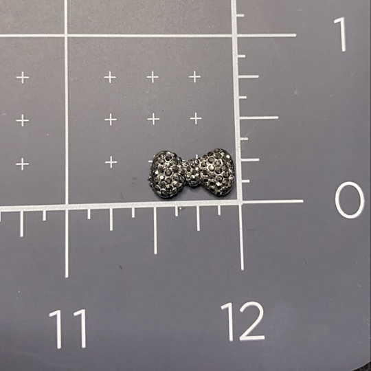 Black Bow Cabochon - 5Pc/10Pc Resin Charm Jewelry Nail Art Shaker Gift Craft Holidays