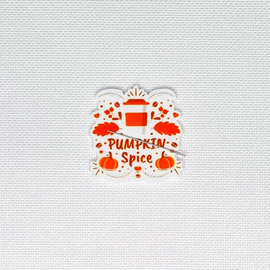 Pumpkin Spice Needle Minder For Cross Stitch | Embroidery Cover Diamond Painting