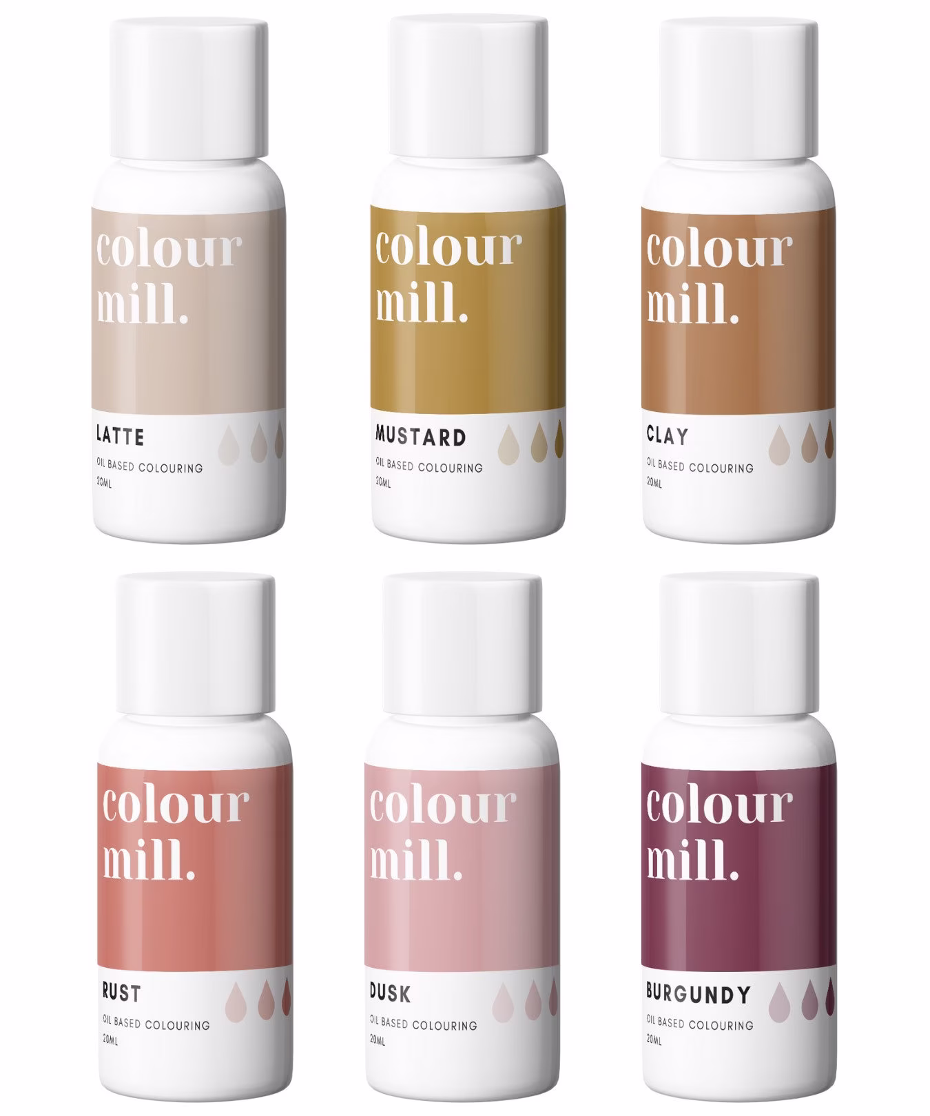 Colour Mill - Oil Based Coloring Desert Combopack 20Ml 6 Colors