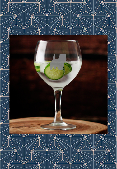 Westie Dog Engraved Balloon Gin Glass. Beautiful Etched Personalised With Name. Design Won't Wear Off Like Vinyl.123