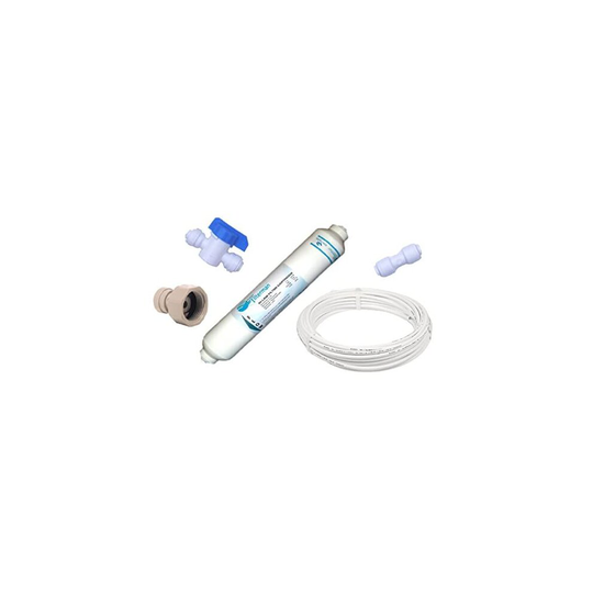 Universal Water Filter Fitting kit for American Fridge (Fitting + Hose + Filter)