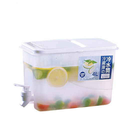 Cold Water Bucket Household Jug Containers Refrigerator Drink Bottle Juice Dispenser Holder Beverage Kettle Teapot Tank with Tap