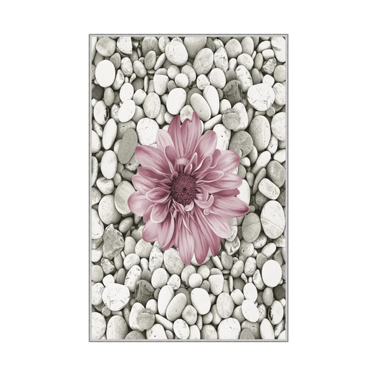 Ailey Power Loom White/Pink Rug