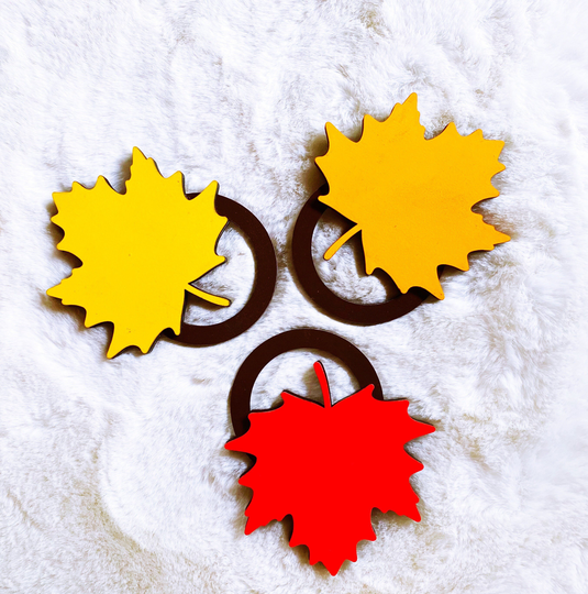 Leaf Tray Attachments, Mini Embellishments, Leaf Attachment For Tiered Tray, Sign, Decor, Fall Signs