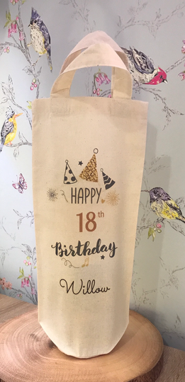 Special Birthday Wine Bottle Bag