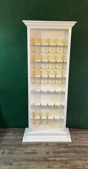 Shelves Only Champagne Wall /Prosecco Stand/Shelves Only