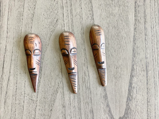Long Face African Mask Fridge Magnet