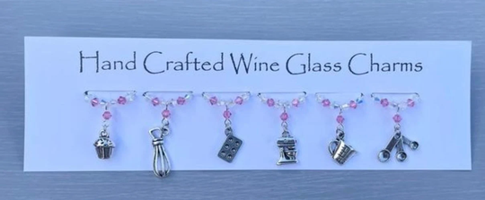 Baking Wine Glass Charms