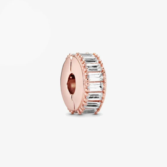 Sparkling Ice Cube Clip Charm For Bracelet