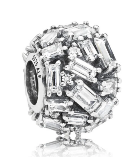 Pandora Chiseled Elegance Cz Charm New Retired Authentic 797746Cz