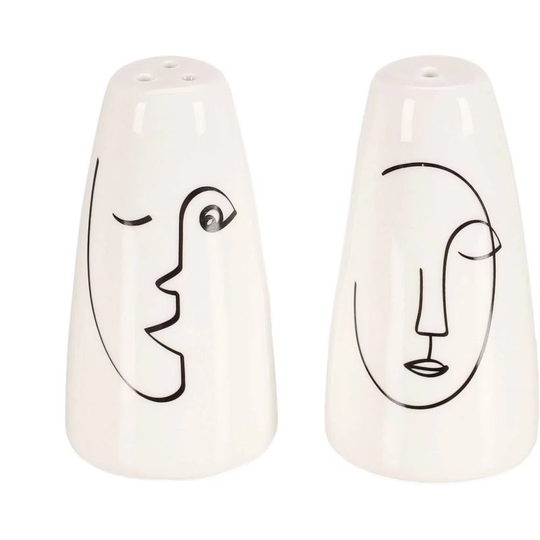 Arty Salt And Pepper Shaker Set