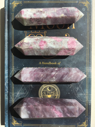 Pink Tourmaline Dt/Crystal Double Terminated Point Gemstone Rubellite Lepidolite