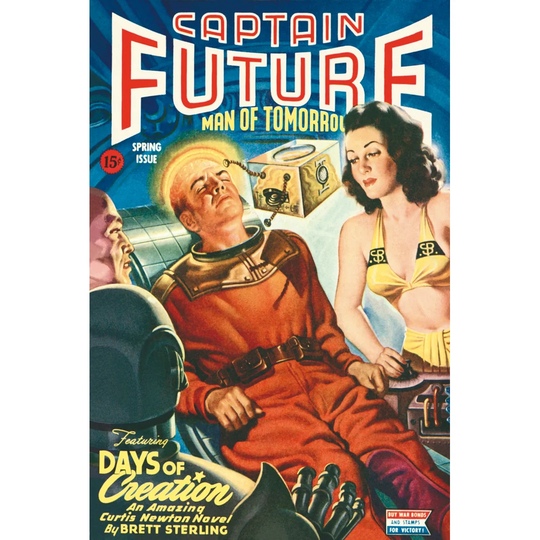 Captain Future - Man of Tomorrow - Art Print