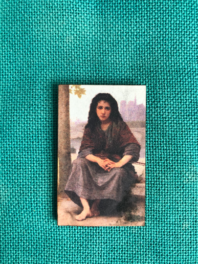 Bohemian Girl | Wooden Needle Minder Cover