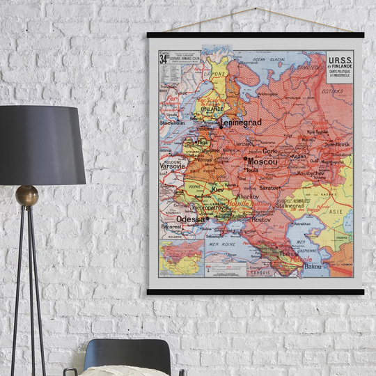 'URSS Finlande' Graphic Art Print Poster