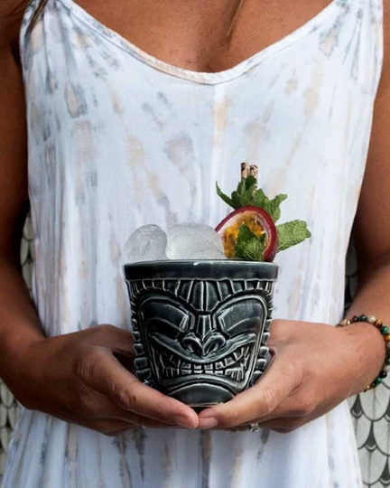 Ku Tiki Mug Grey