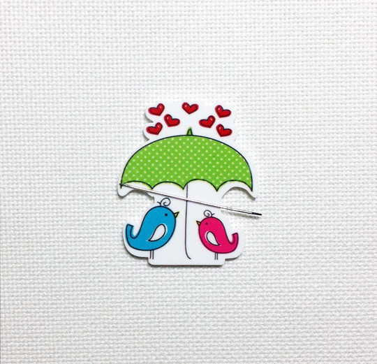 Love Birds Needle Minder For Cross Stitch | Embroidery Cover Diamond Painting