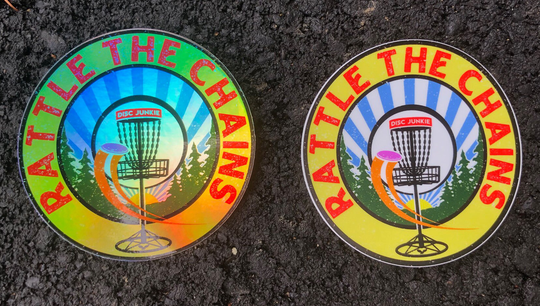 Disc Golf, Sticker, 3