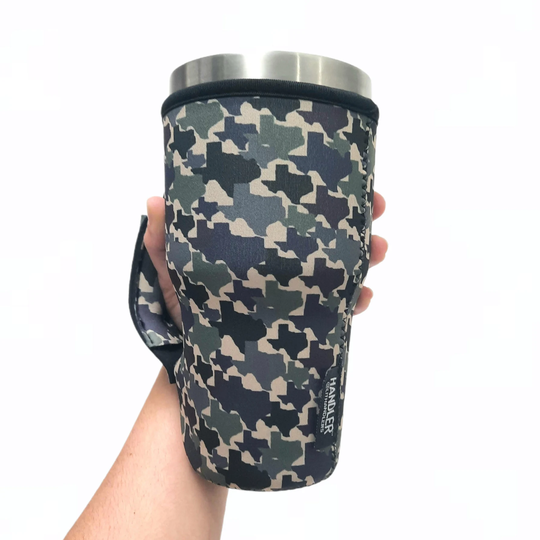 Texas Camo 30Oz Pocketed Handler