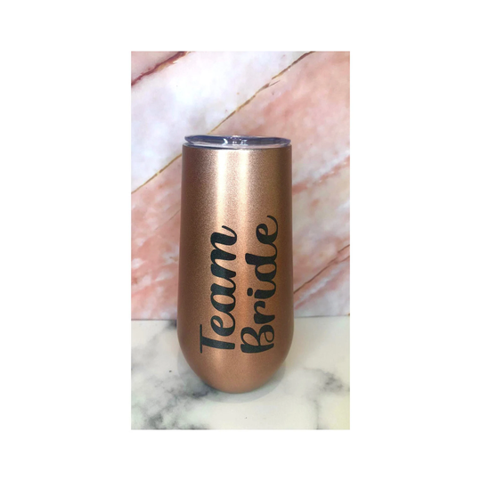 stemless Champagne Flute | Hen Do Glasses Personalised Cups Wine Glass Birthday Gift Home Decor Tumbler