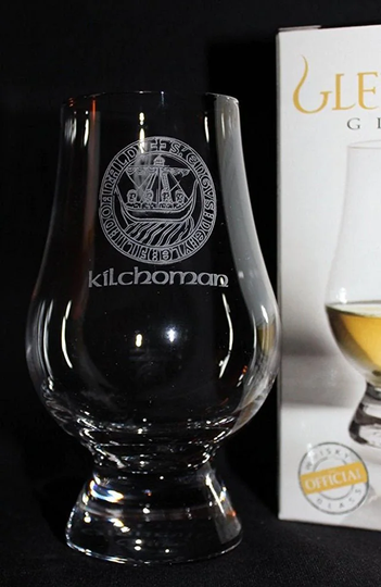 Kilchoman Islay Crest Scotch Malt Whisky Glencairn Tasting Glass