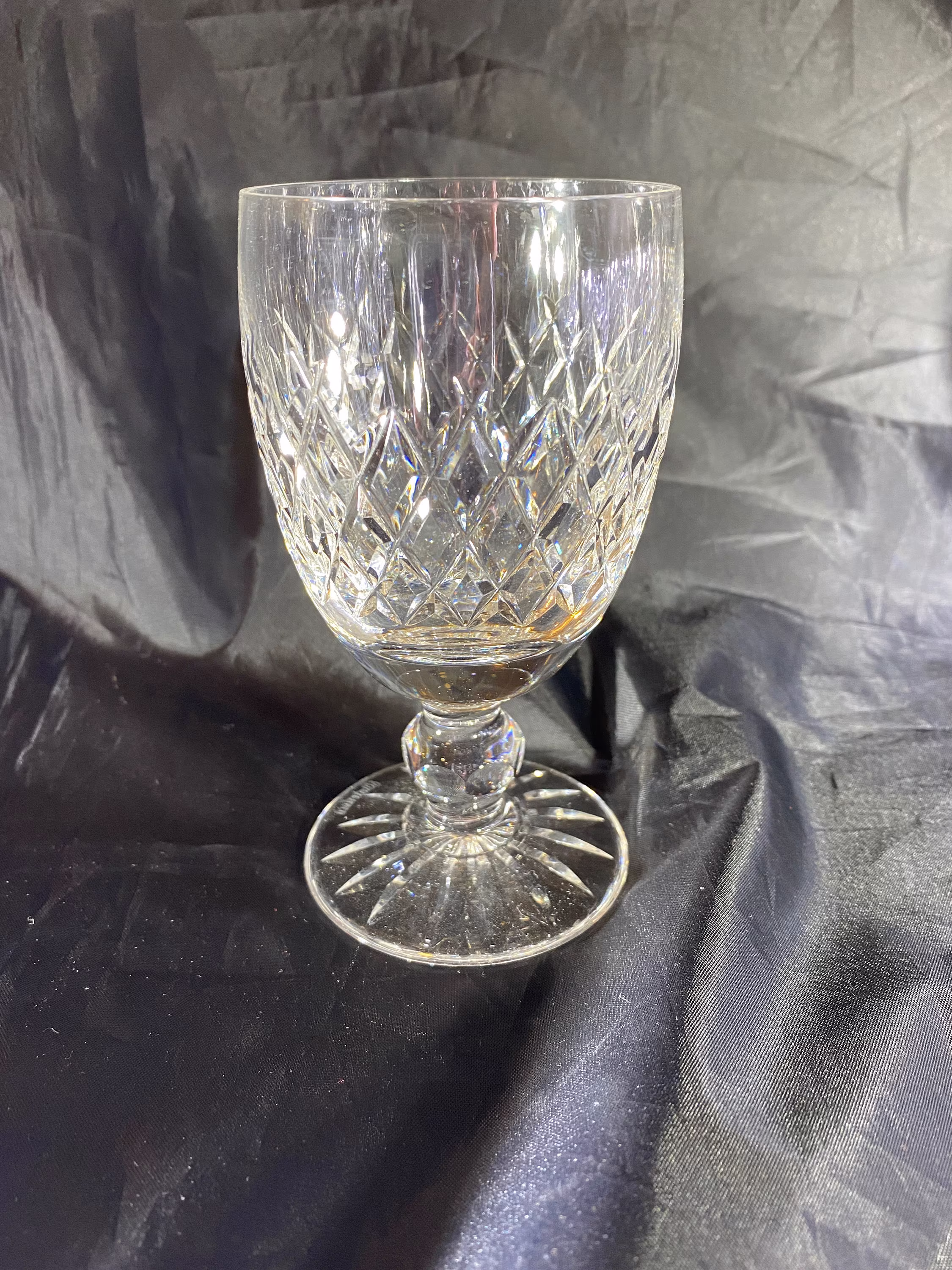 Vintage Waterford Crystal Colleen Claret Wine Goblet