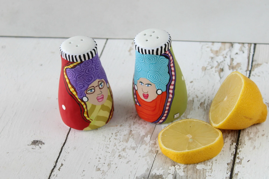 Cute & Colorful Salt & Pepper Shakers Set