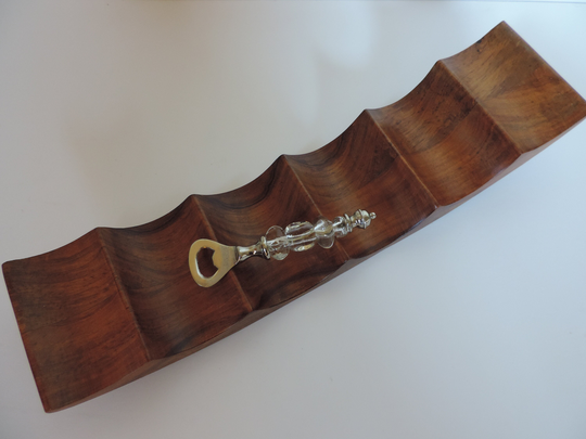 Vintage Wood Wine Rack Minimalist Barware Bottle Holder