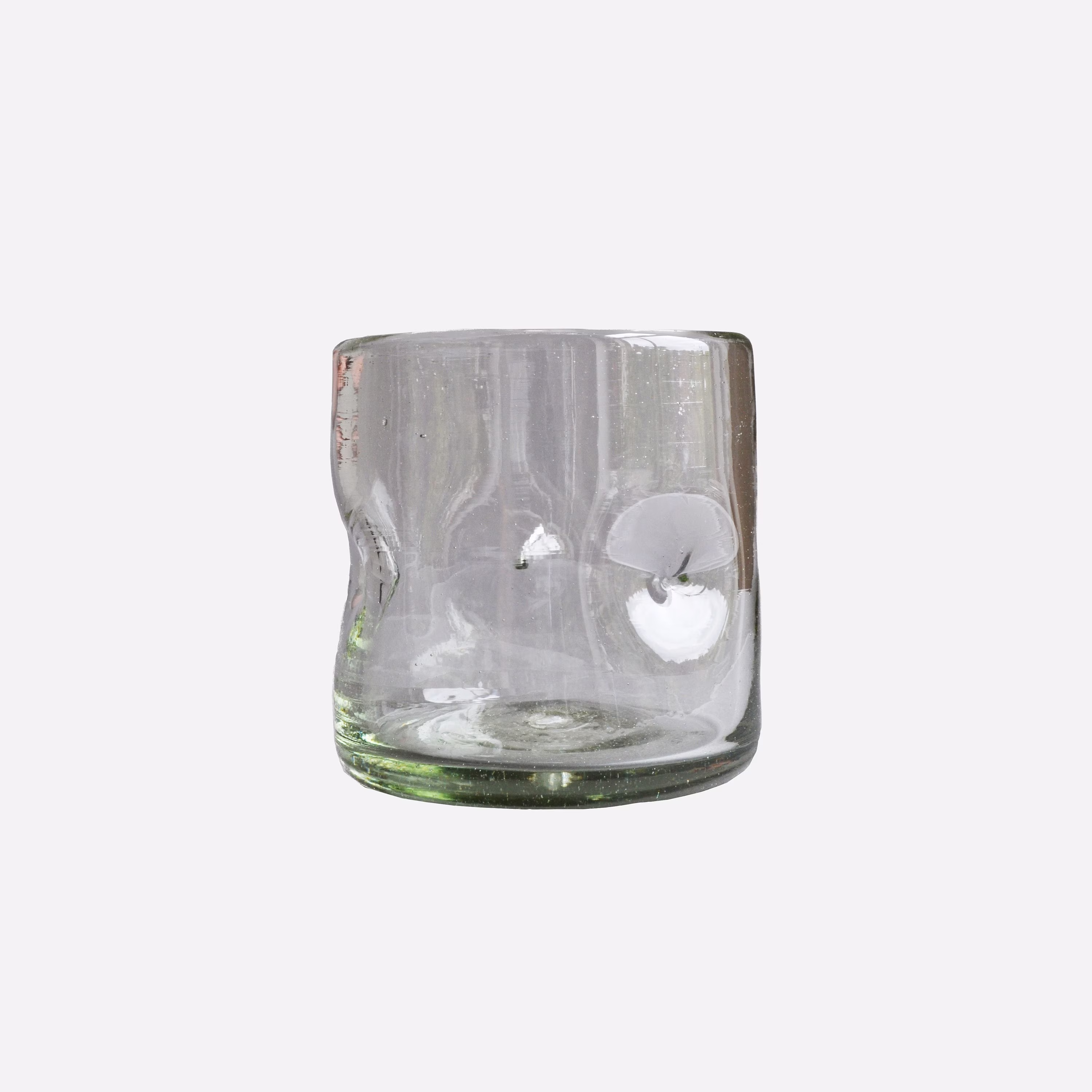 4 Tumblers - Pinch Handmade From Recycled Glass
