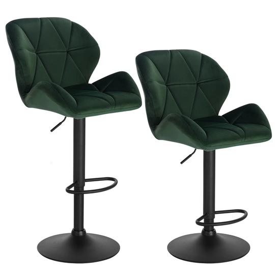 Dequavious Height Adjustable Swivel Bar Stool