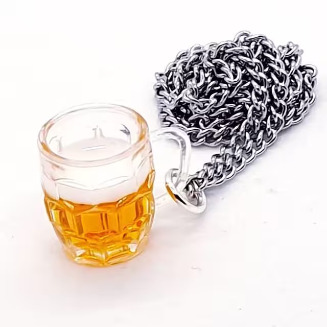 Beer Glass Necklace