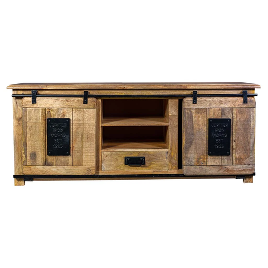 Butera 150Cm Wide 1 Drawer Mango Solid Wood Sideboard
