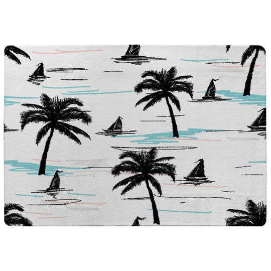 Neuman Shaggy White Area Rug