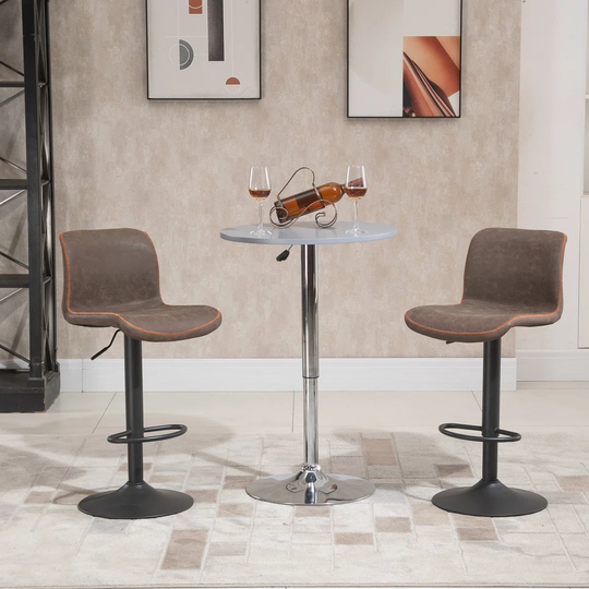 Neale Height Adjustable Swivel Bar Stool