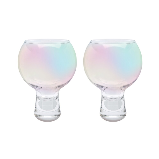 iStyle Pearlescent Lustre Set of 2 Gin Glasses